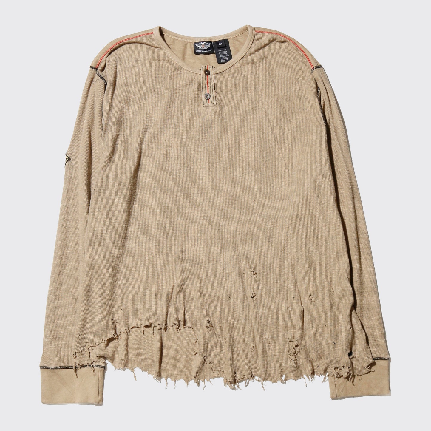 *one-off harley-davidson broken henry neck cut sew
