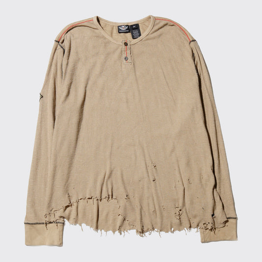 *one-off harley-davidson broken henry neck cut sew