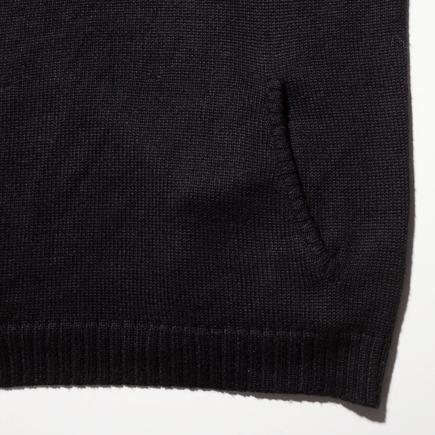 vintage knit smok hoodie