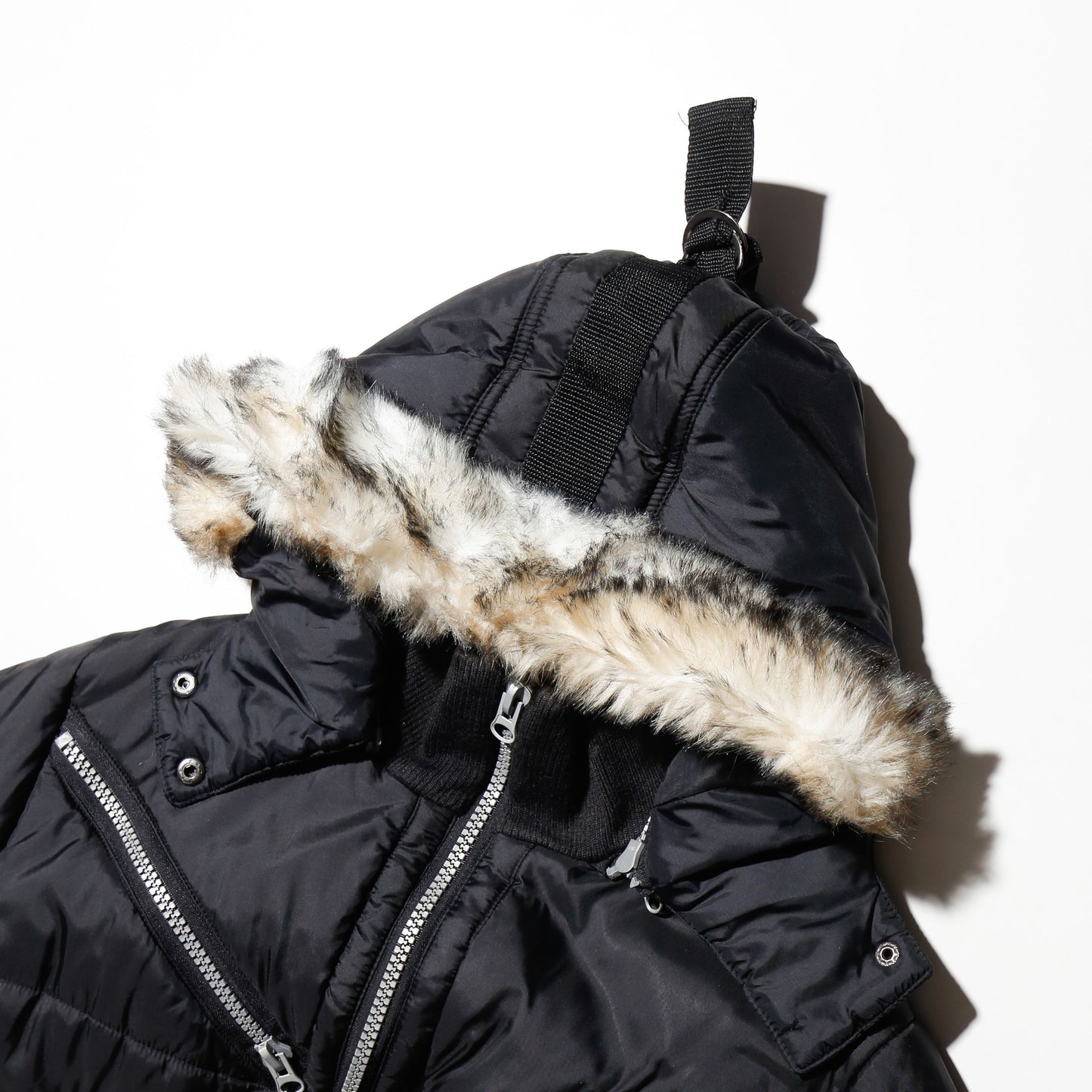 vintage x zip puffer jacket