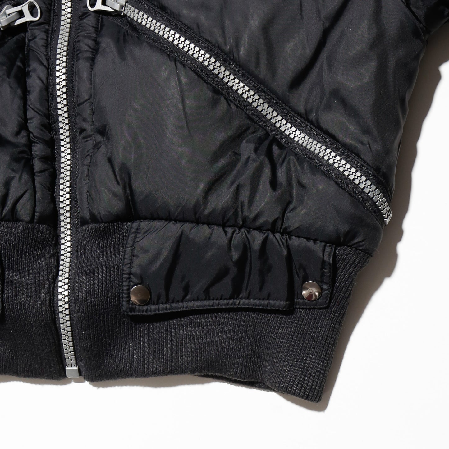 vintage x zip puffer jacket