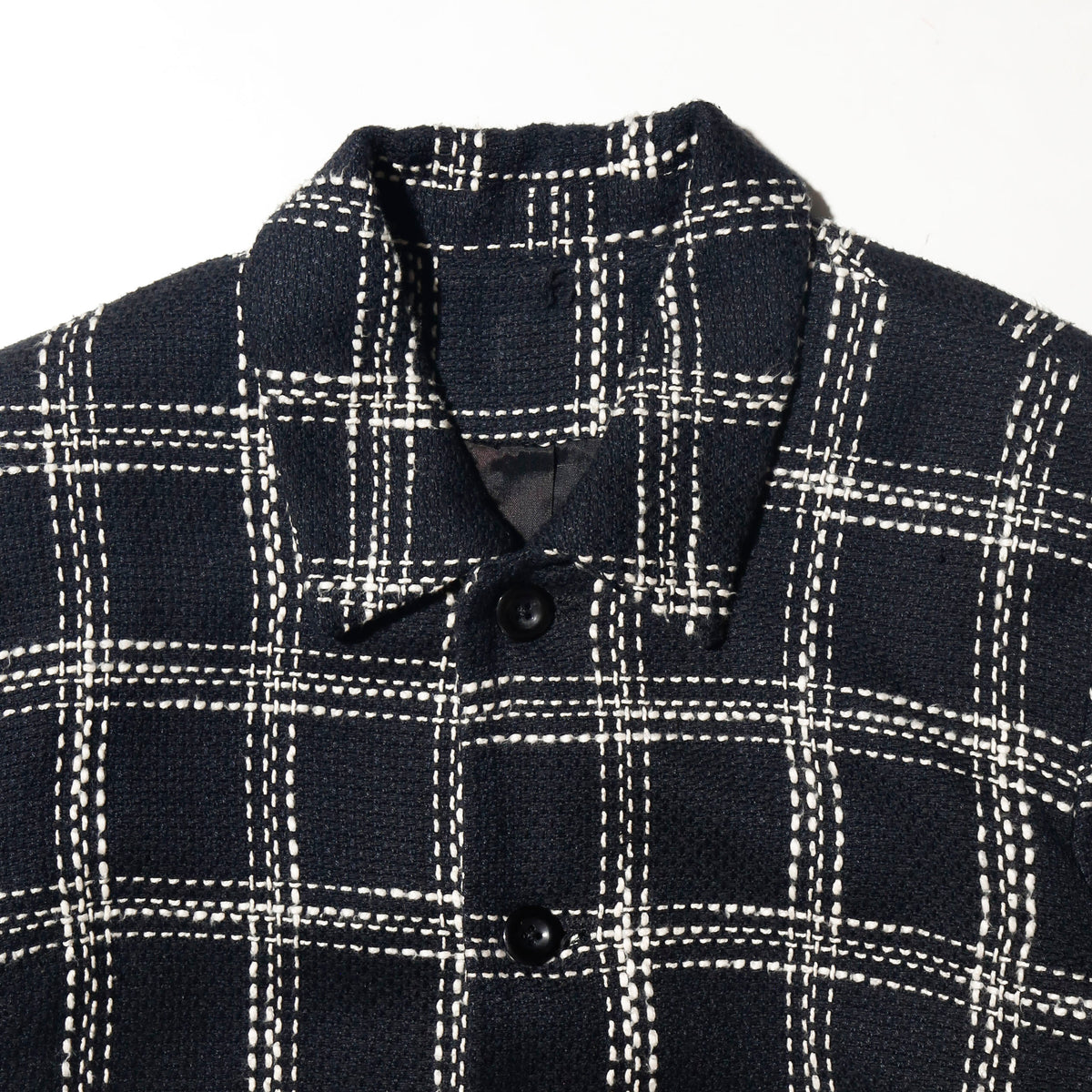 vintage 5b check tweed jacket
