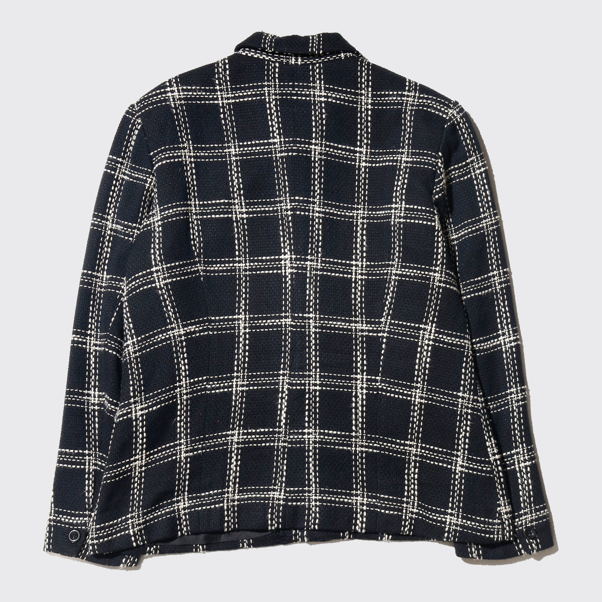 vintage 5b check tweed jacket
