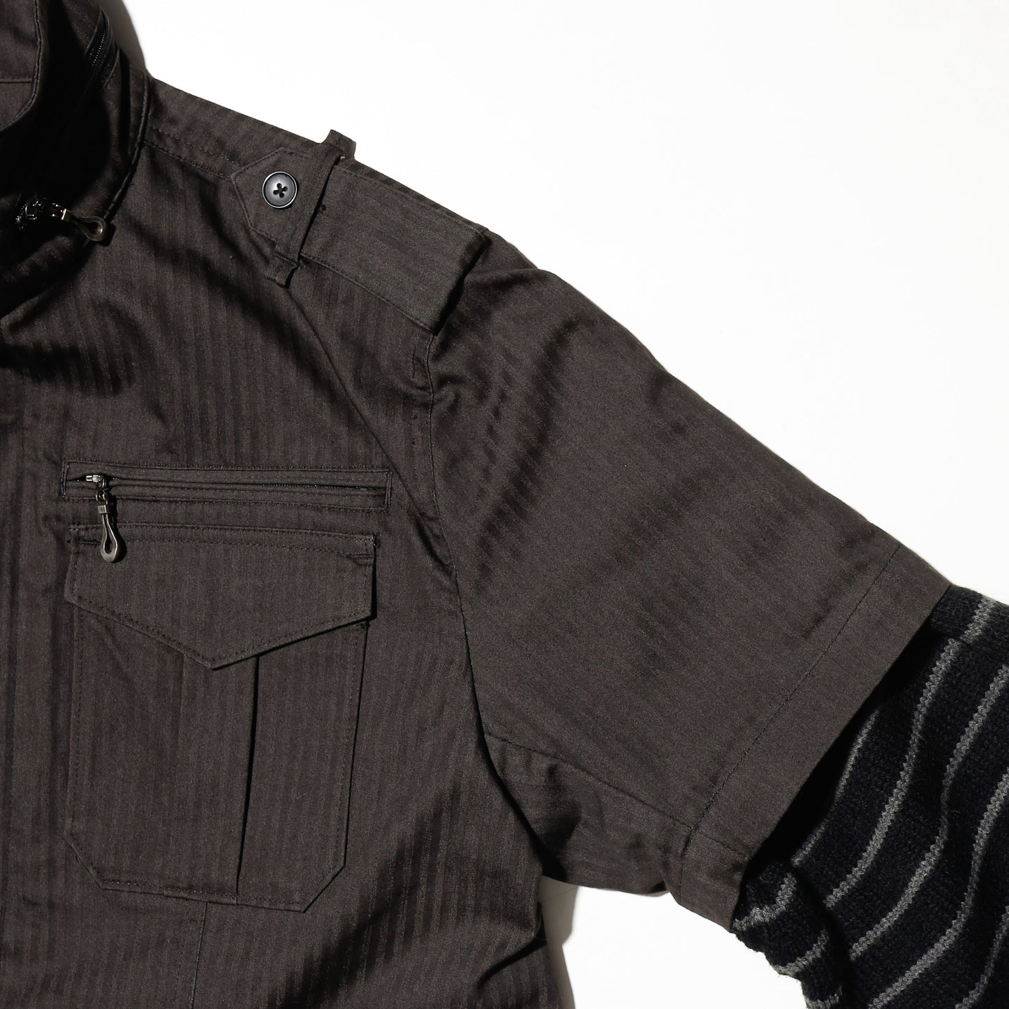 *one-off hybrid utility jacket