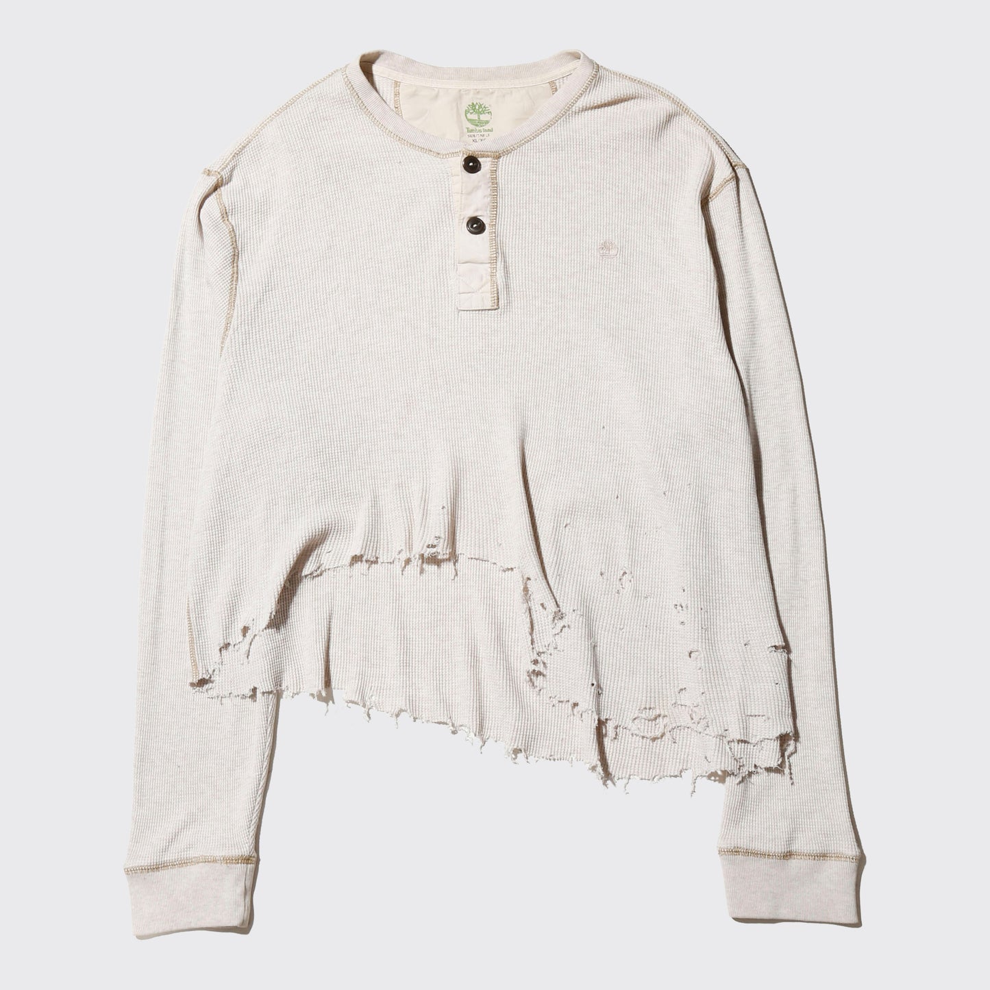 *one-off broken henry neck thermal cut sew