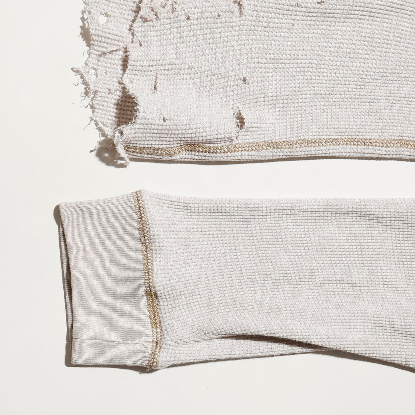 *one-off broken henry neck thermal cut sew