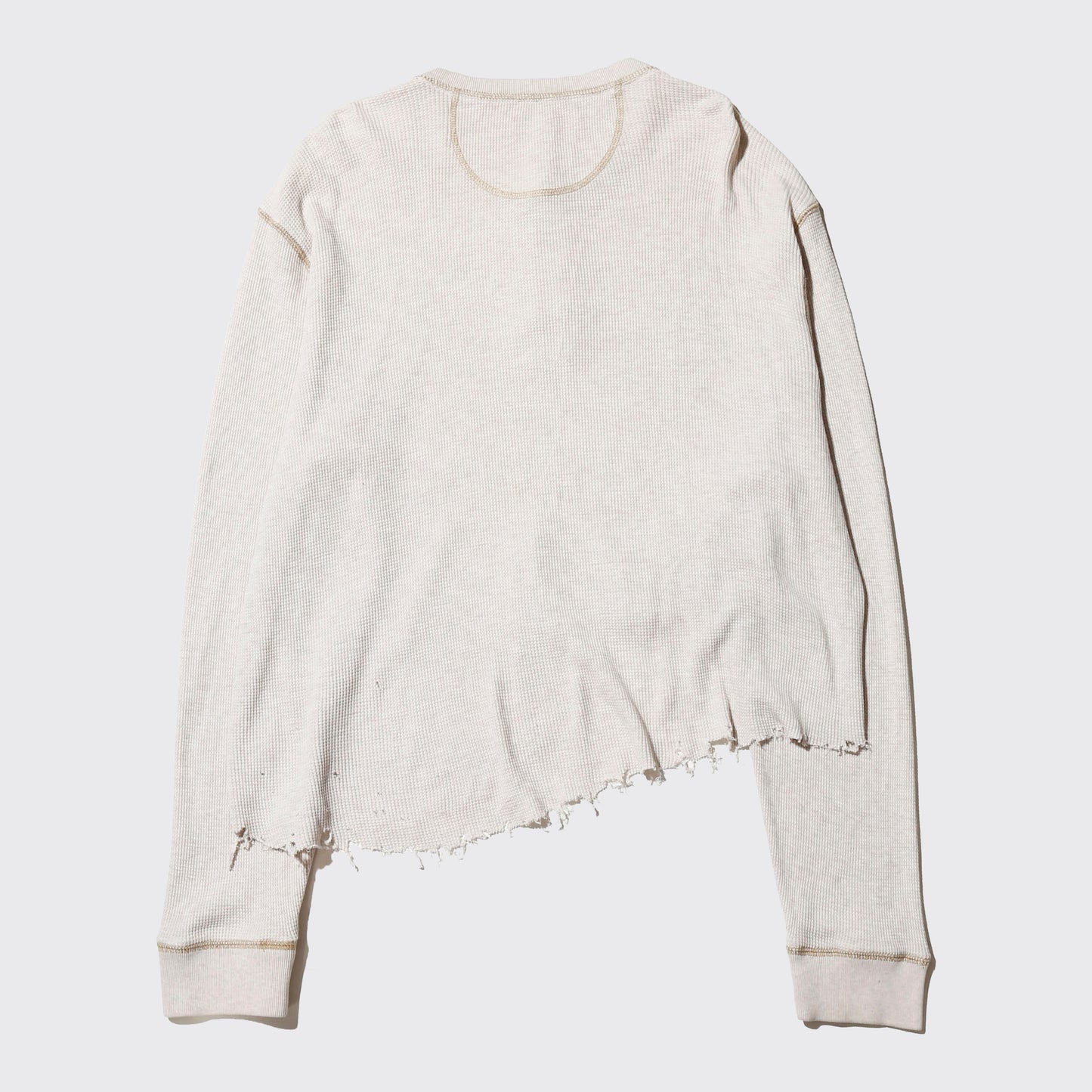 *one-off broken henry neck thermal cut sew