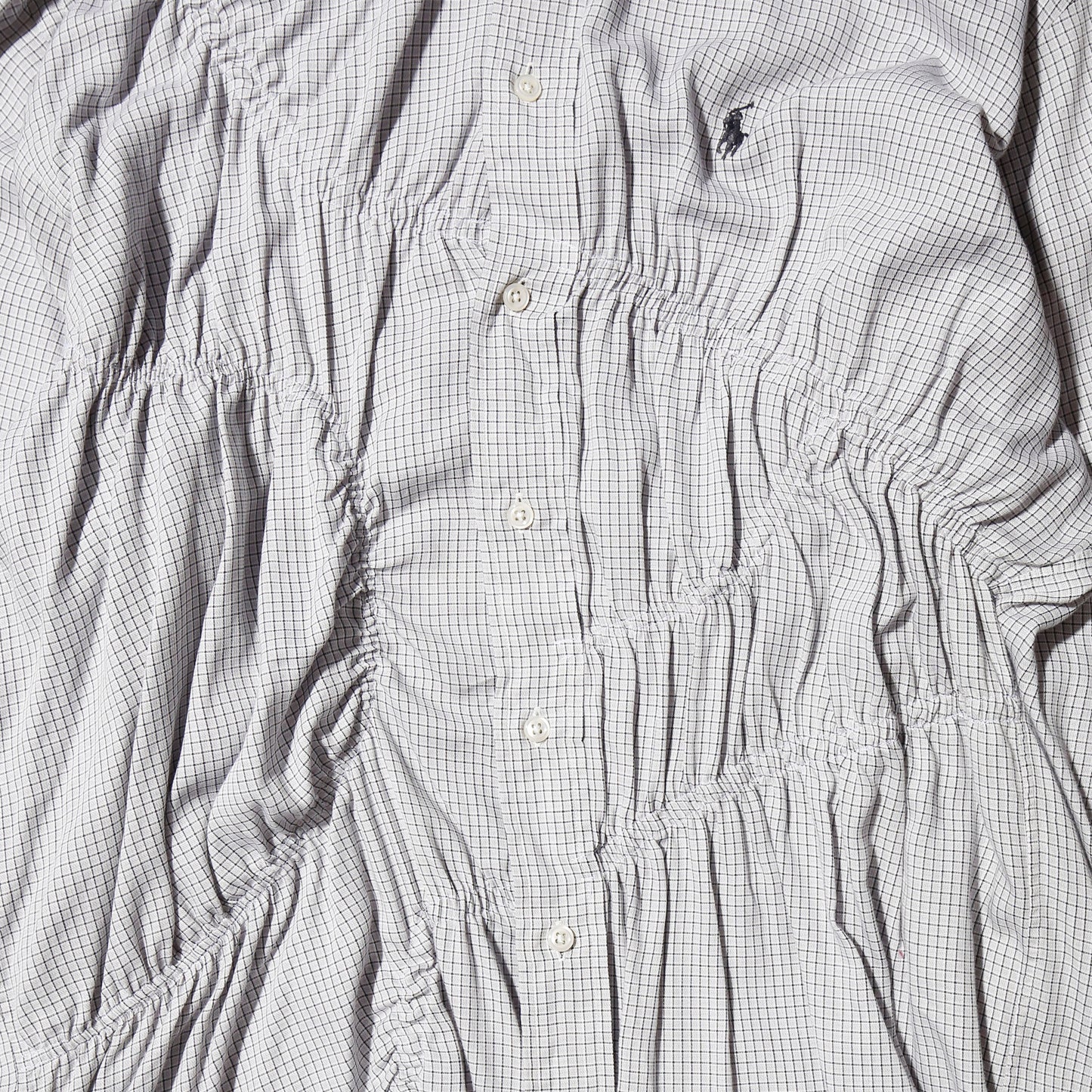 *one-off irregular gathering shirt