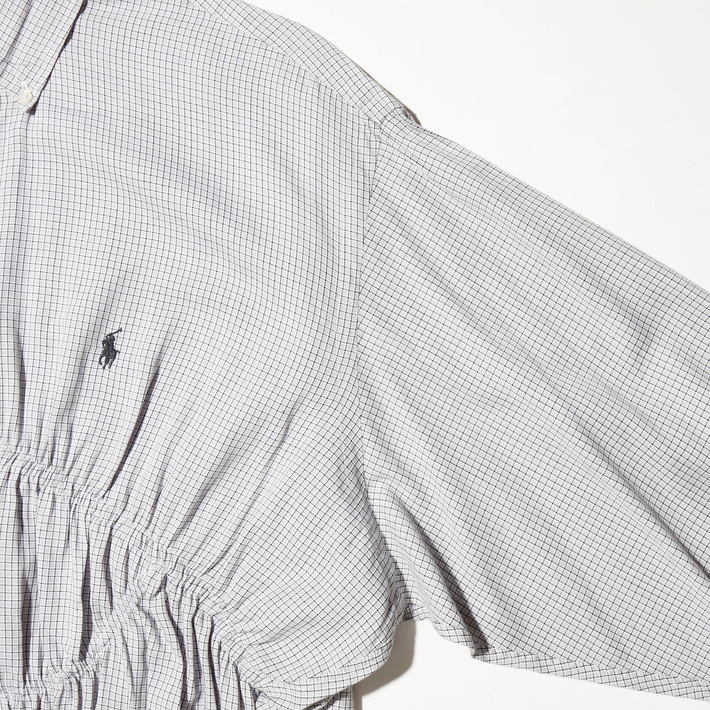 *one-off irregular gathering shirt