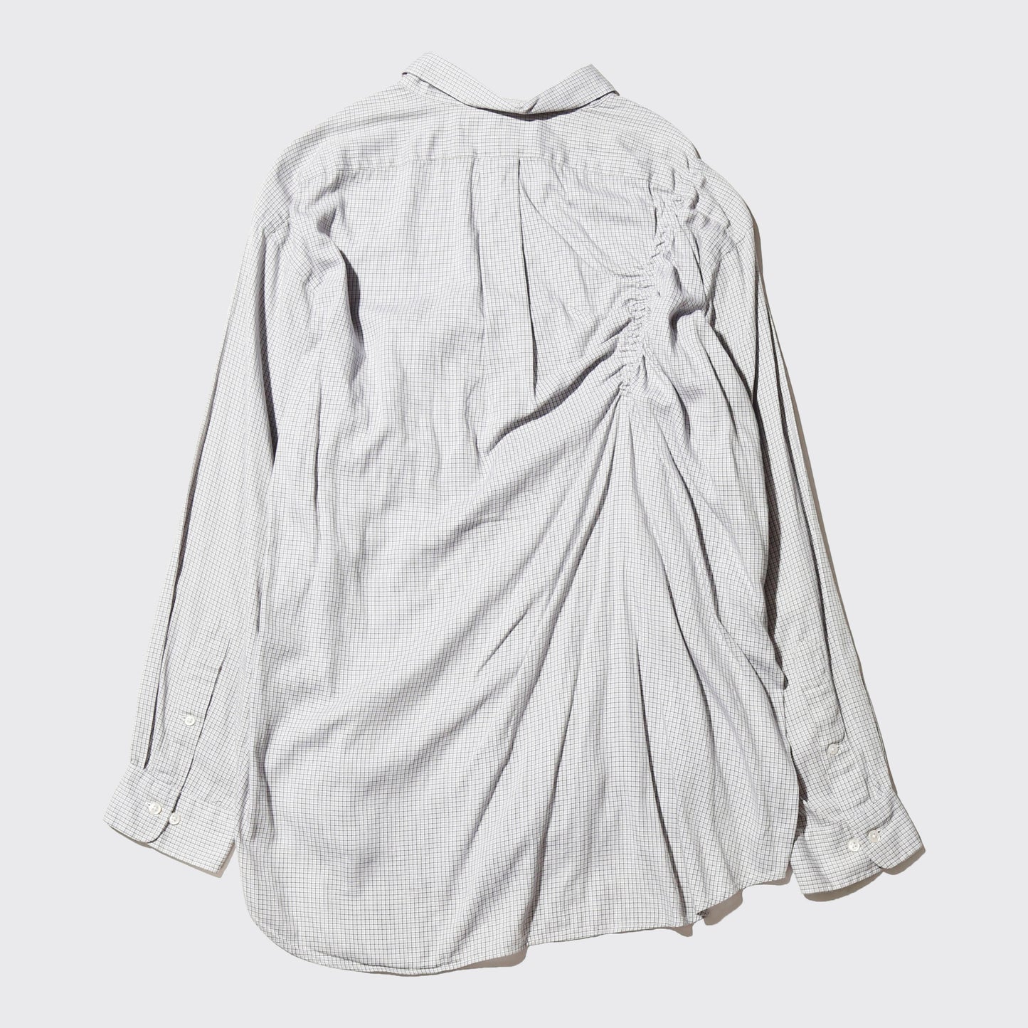 *one-off irregular gathering shirt