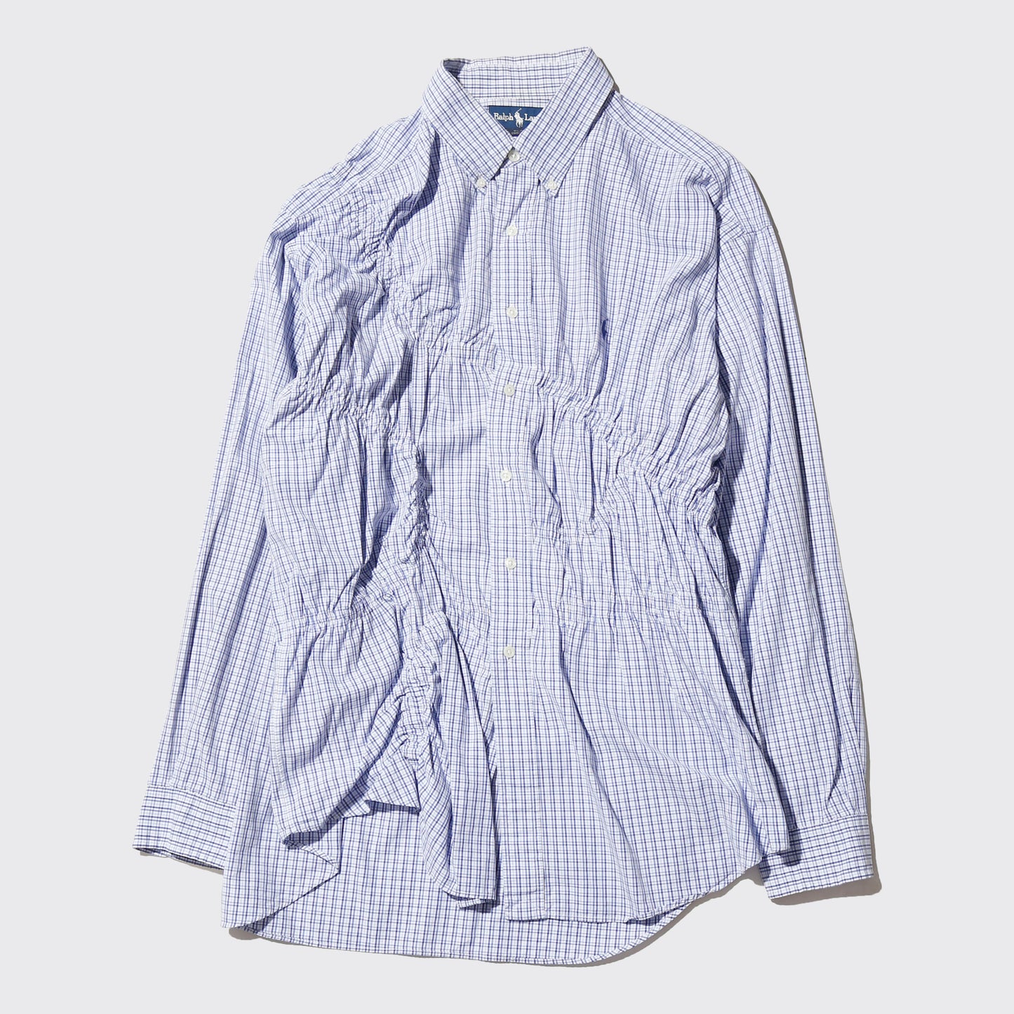 *one-off irregular gathering shirt