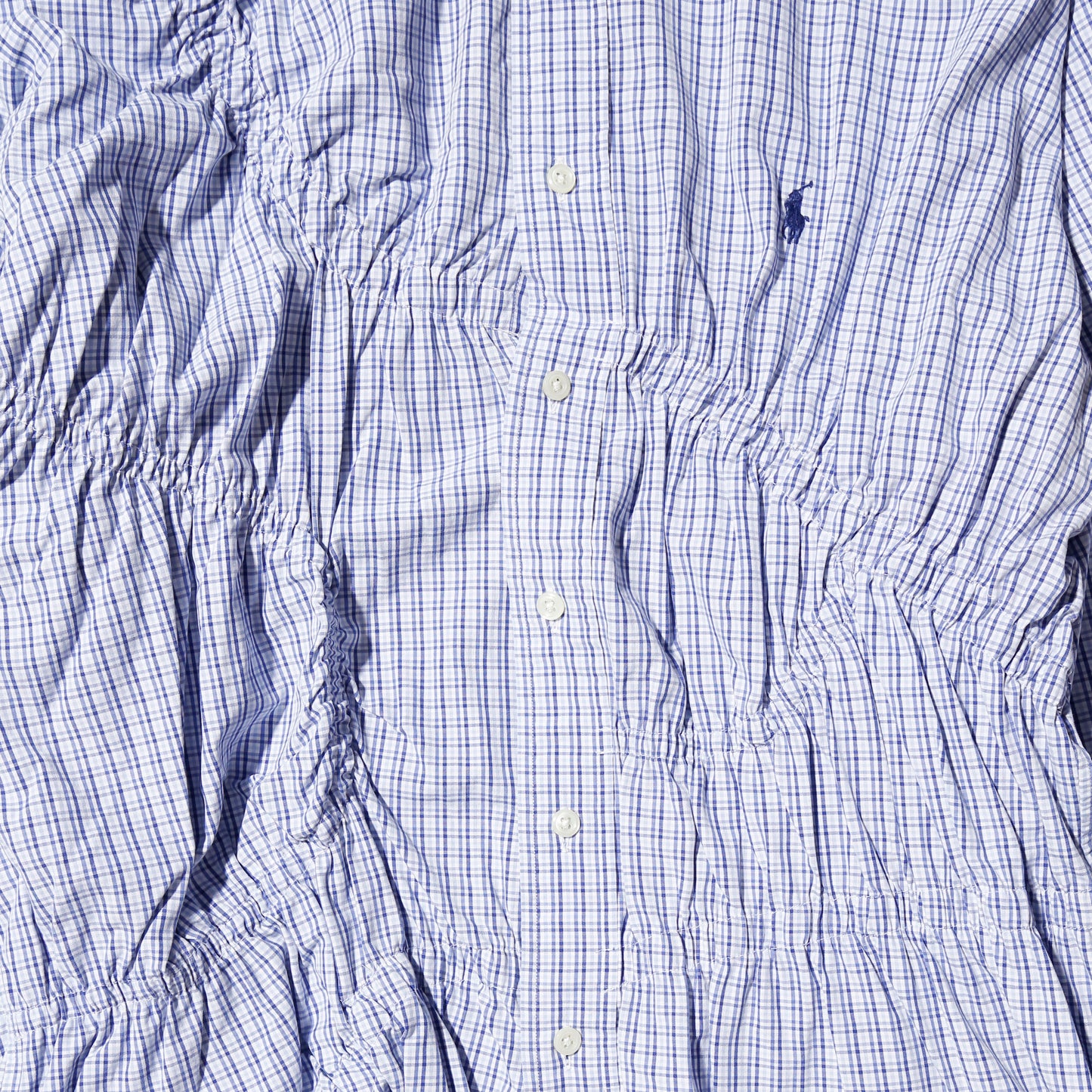 *one-off irregular gathering shirt