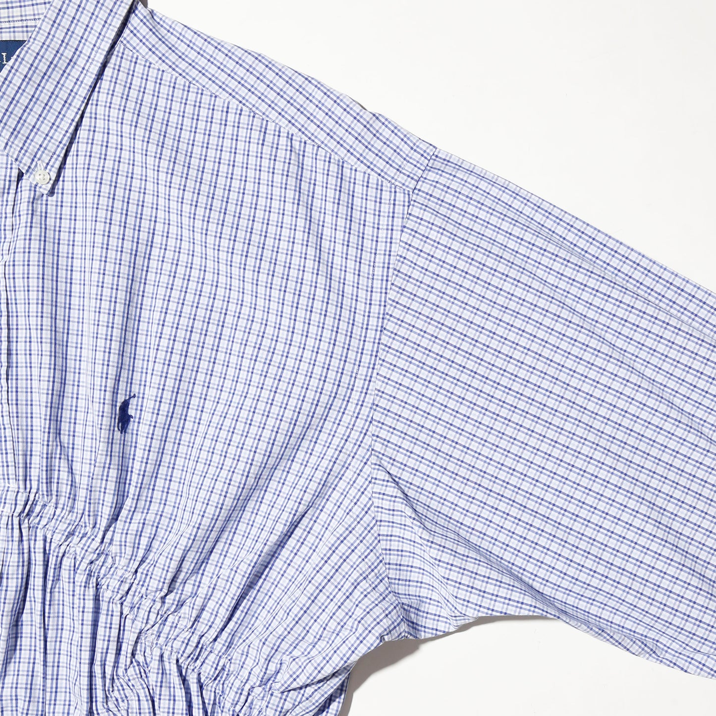 *one-off irregular gathering shirt