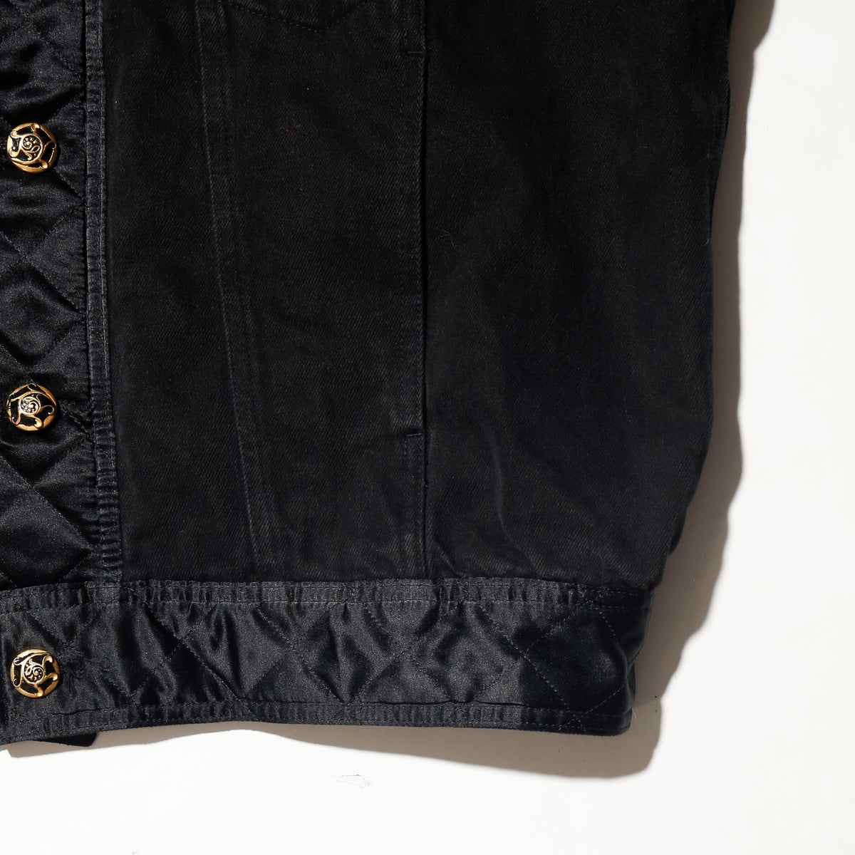 vintage baroque trucker jacket