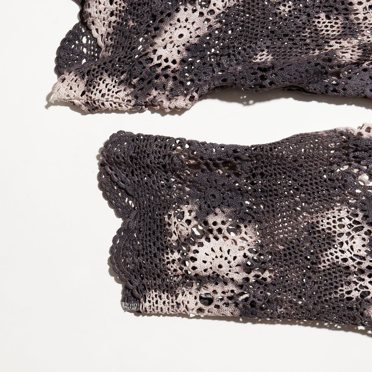 *one-off acid dye vintage lace up pullover