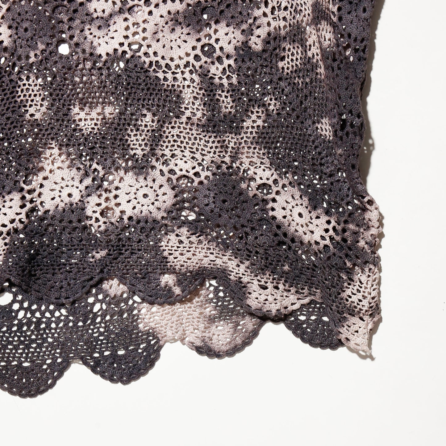 *one-off acid dye vintage lace up pullover