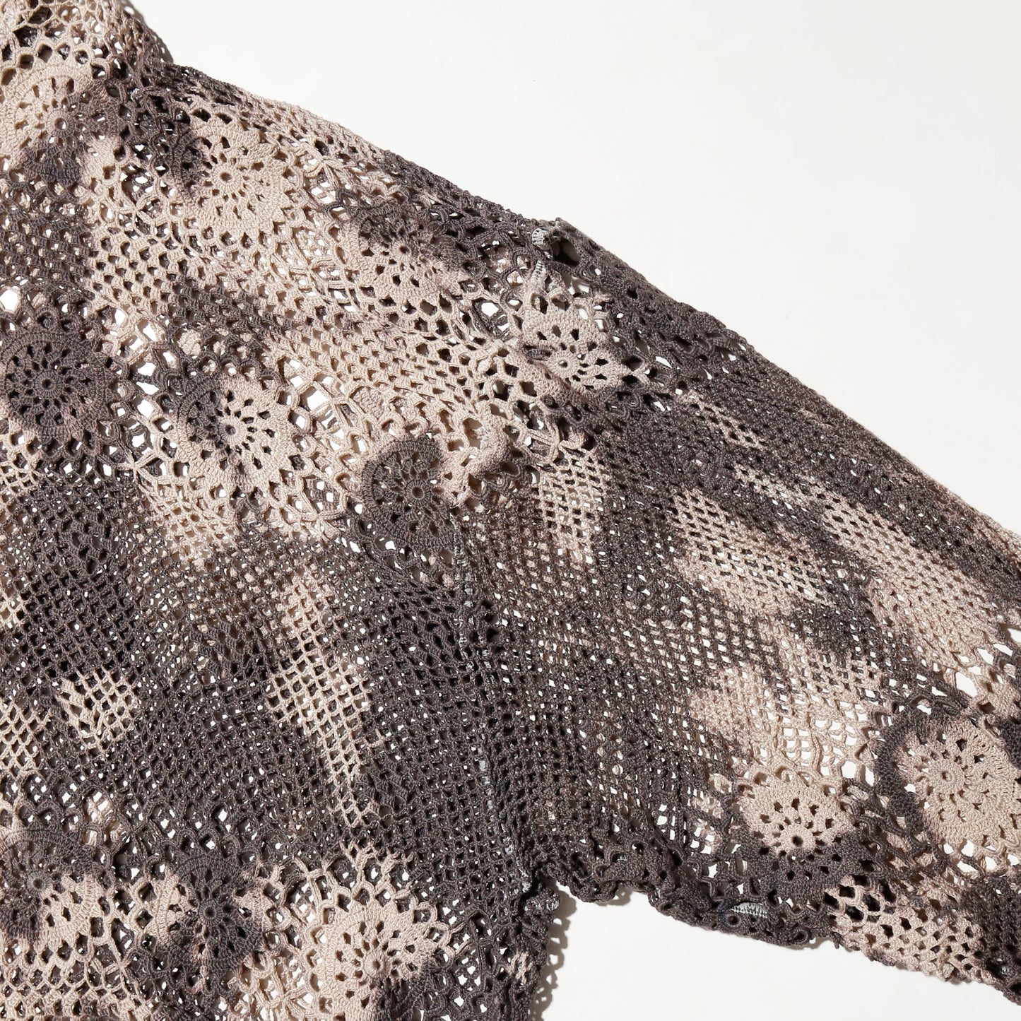 *one-off acid dye vintage lace up pullover