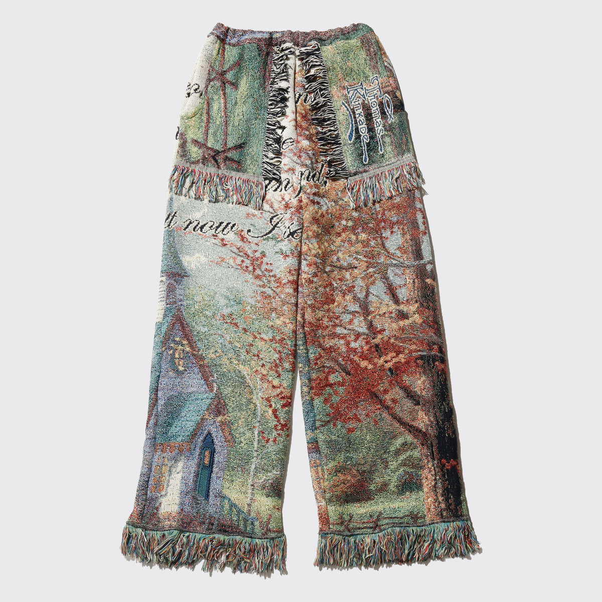 *one-off rug wide trousers