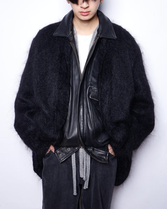 vintage loose mohair cardigan