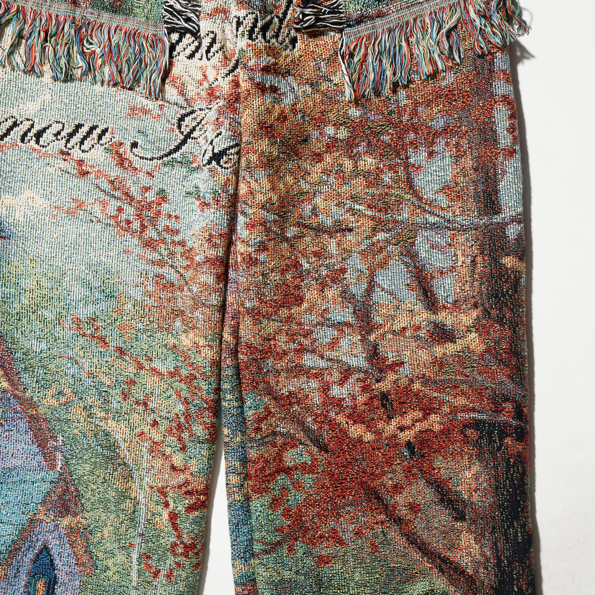 *one-off rug wide trousers
