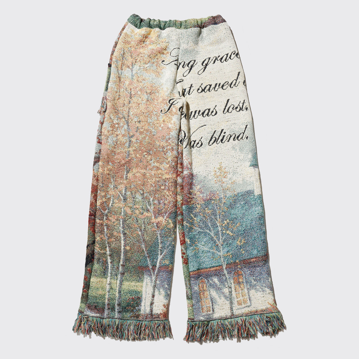 *one-off rug wide trousers