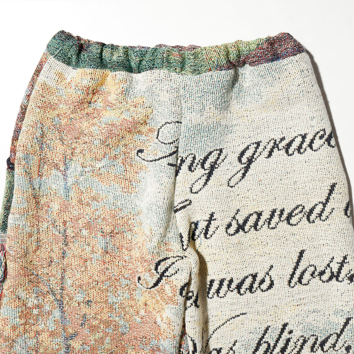 *one-off rug wide trousers