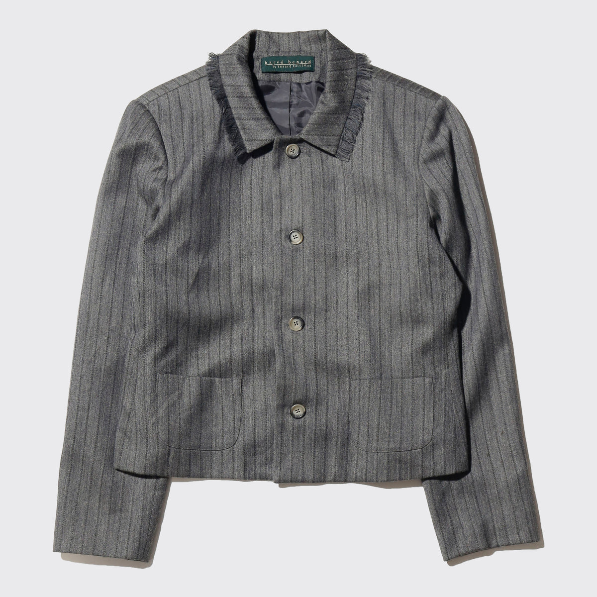 vintage fringe collar stripe 4b jacket