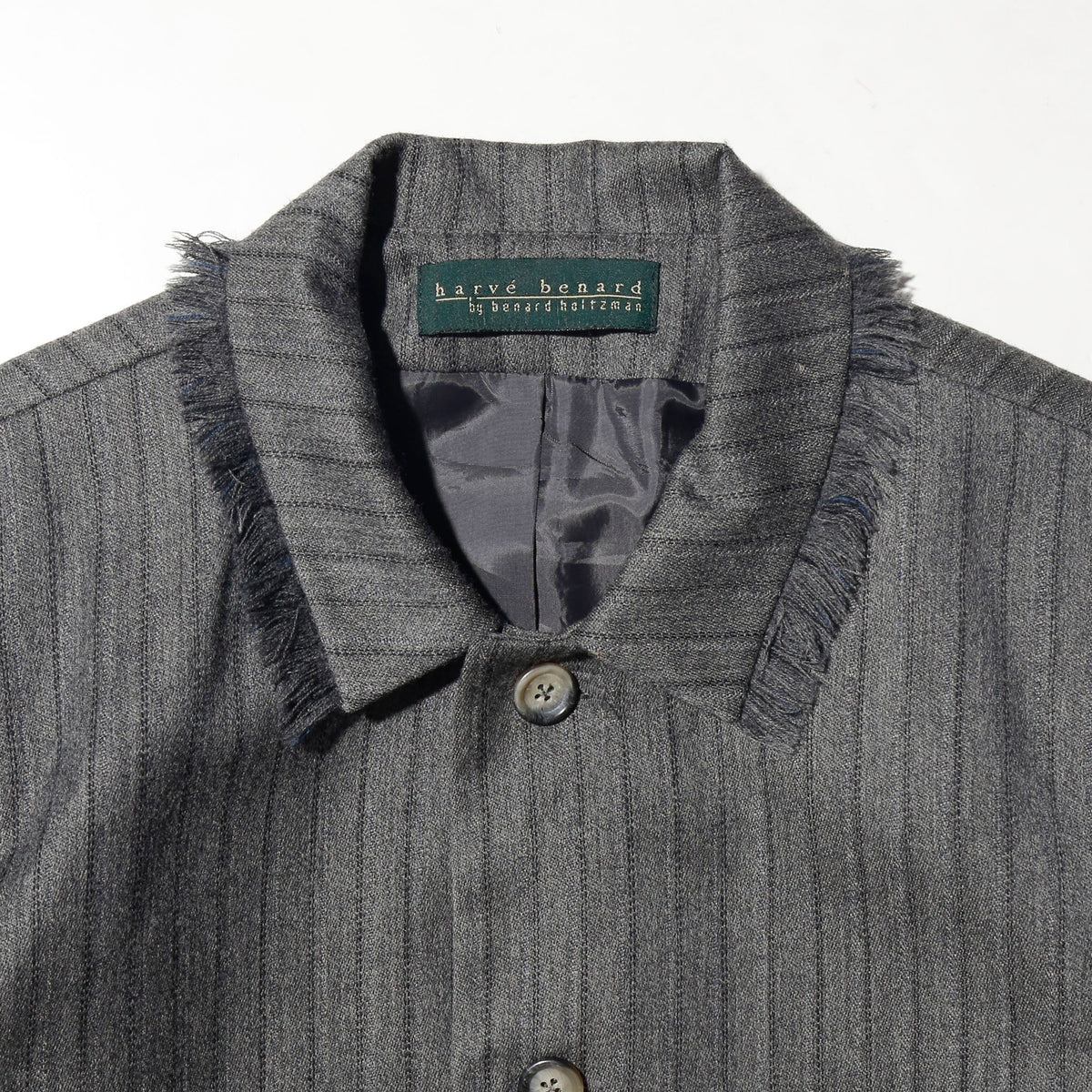 vintage fringe collar stripe 4b jacket