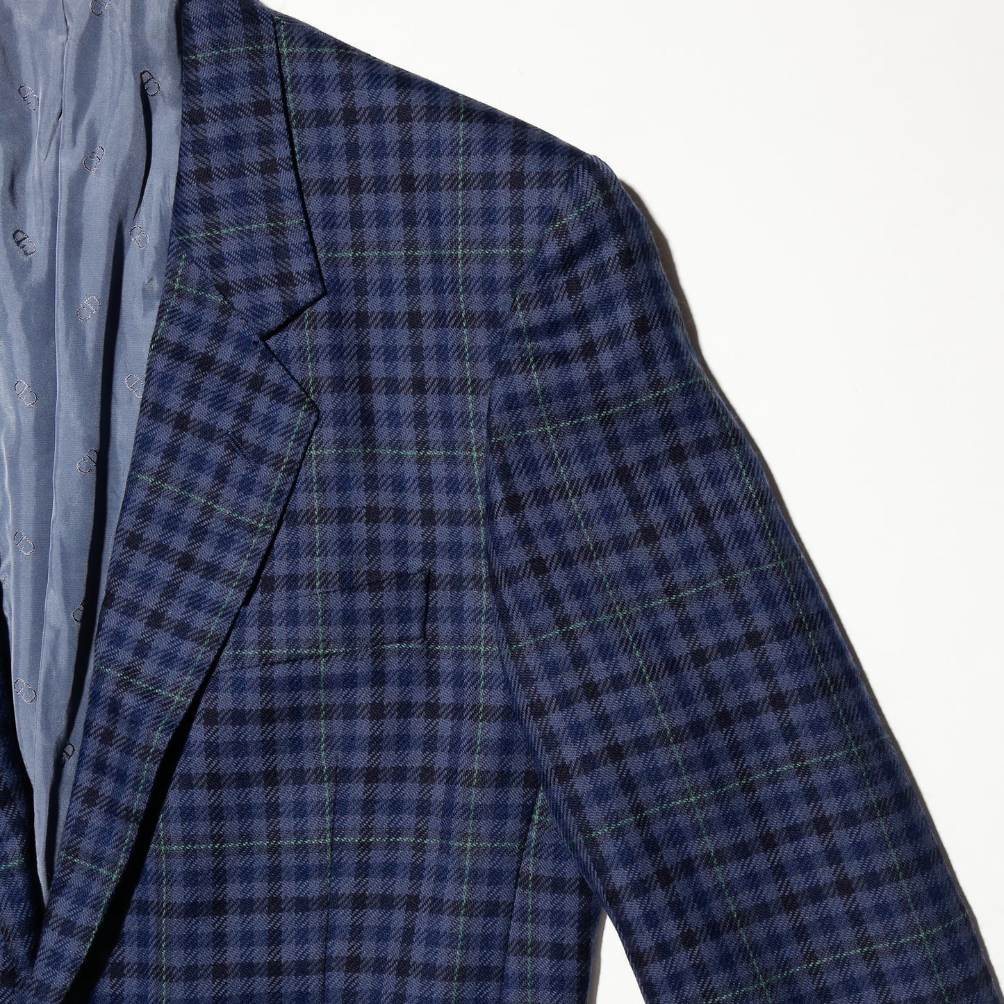 vintage 80's Dior check tailored jacket
