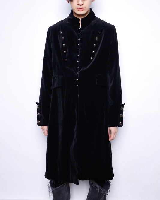 vintage velvet napoleon coat