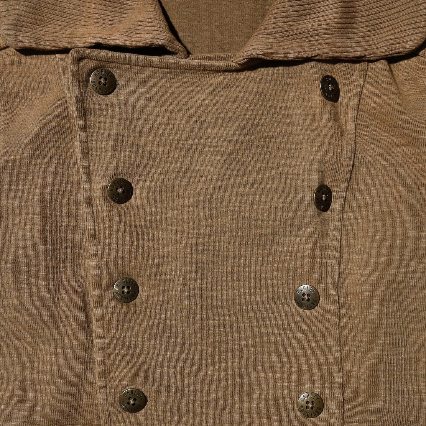 vintage harley-davidson cotton double breasted jacket, *cut off