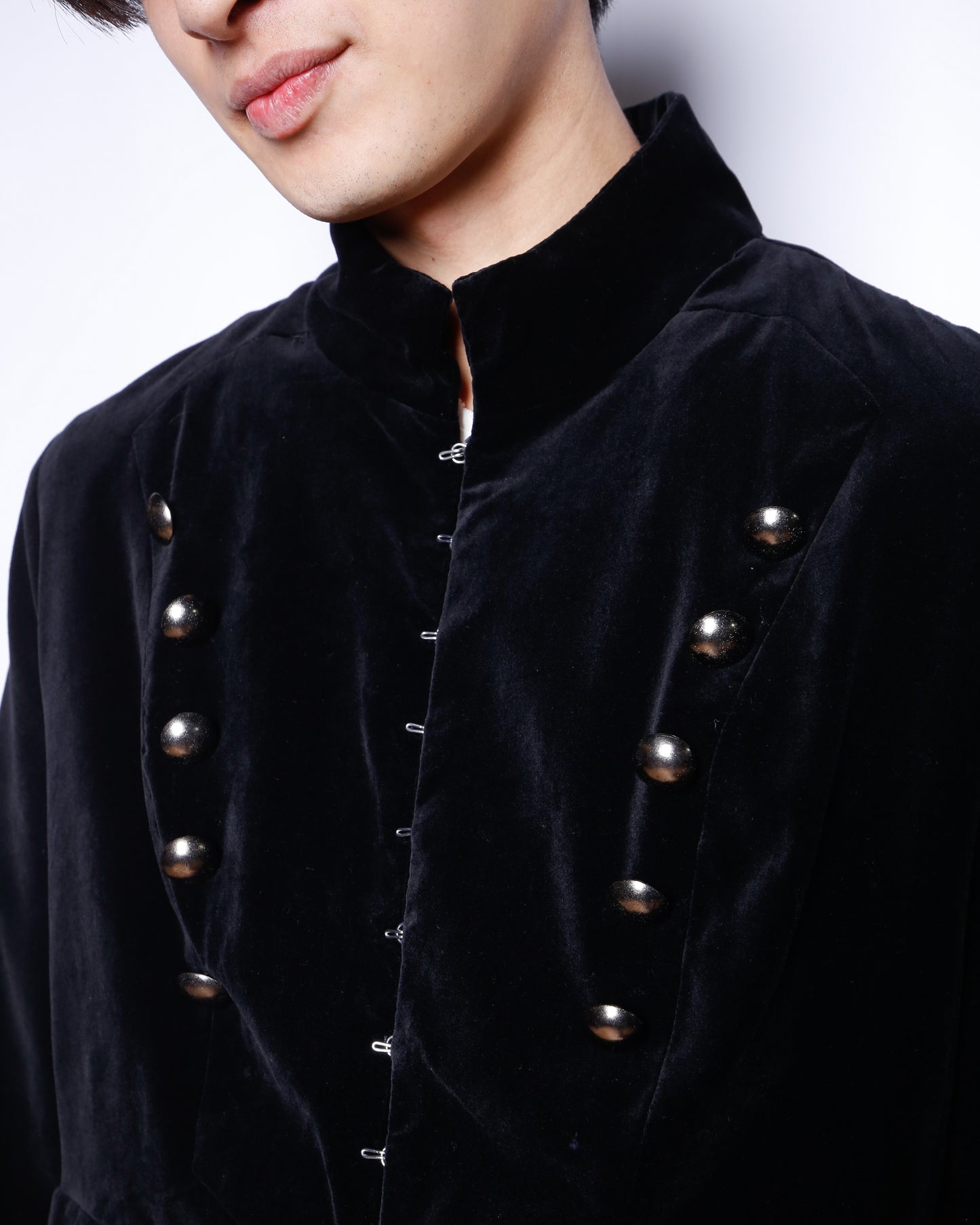 vintage velvet napoleon coat