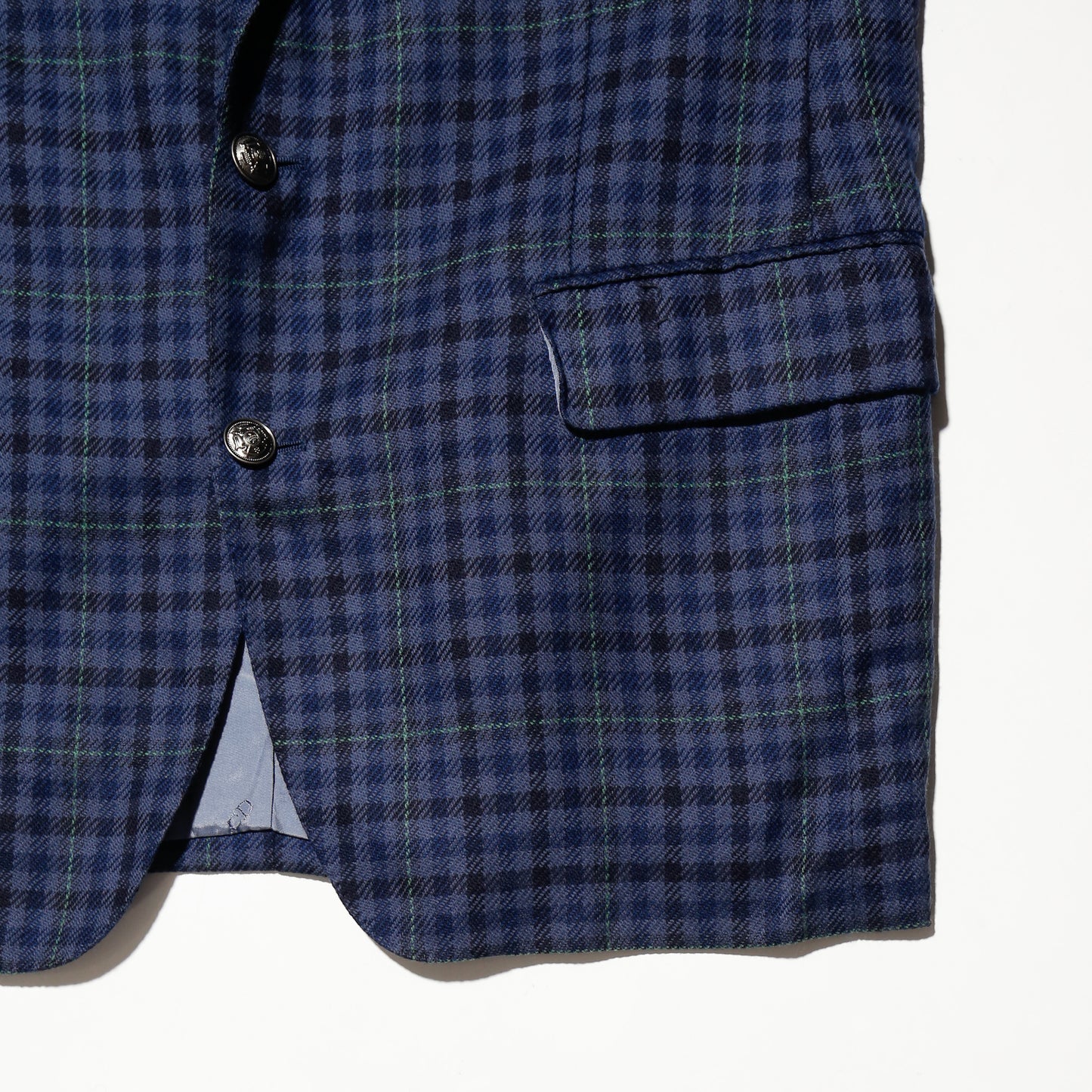 vintage 80's Dior check tailored jacket