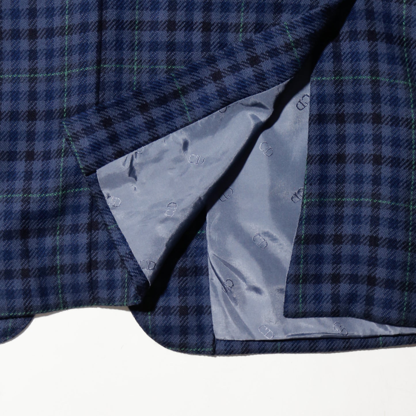 vintage 80's Dior check tailored jacket