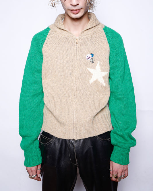 vintage custom onestar knit jacket