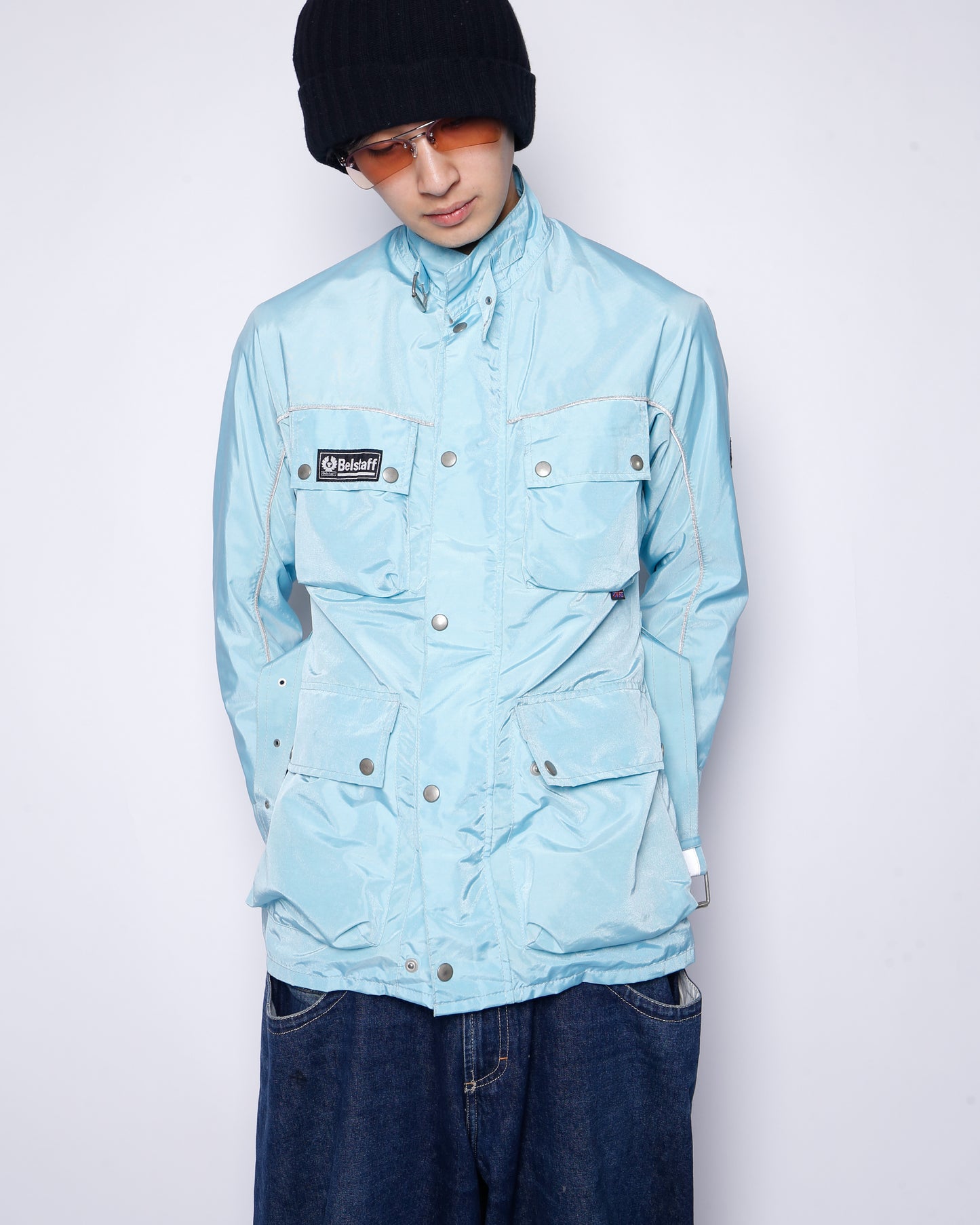 vintage belstuff tourmaster turquoise riding jacket