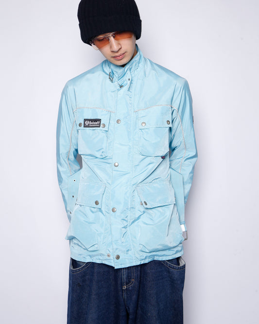 vintage belstuff tourmaster turquoise riding jacket