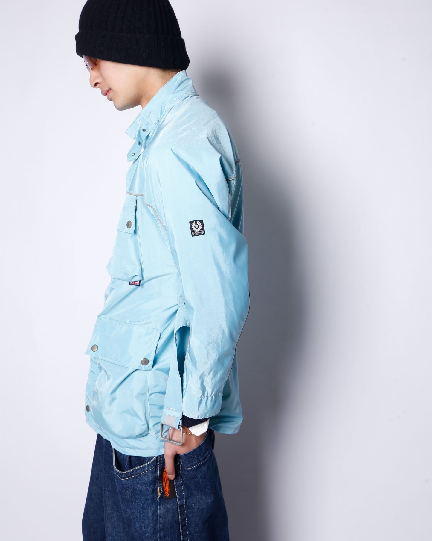vintage belstuff tourmaster turquoise riding jacket
