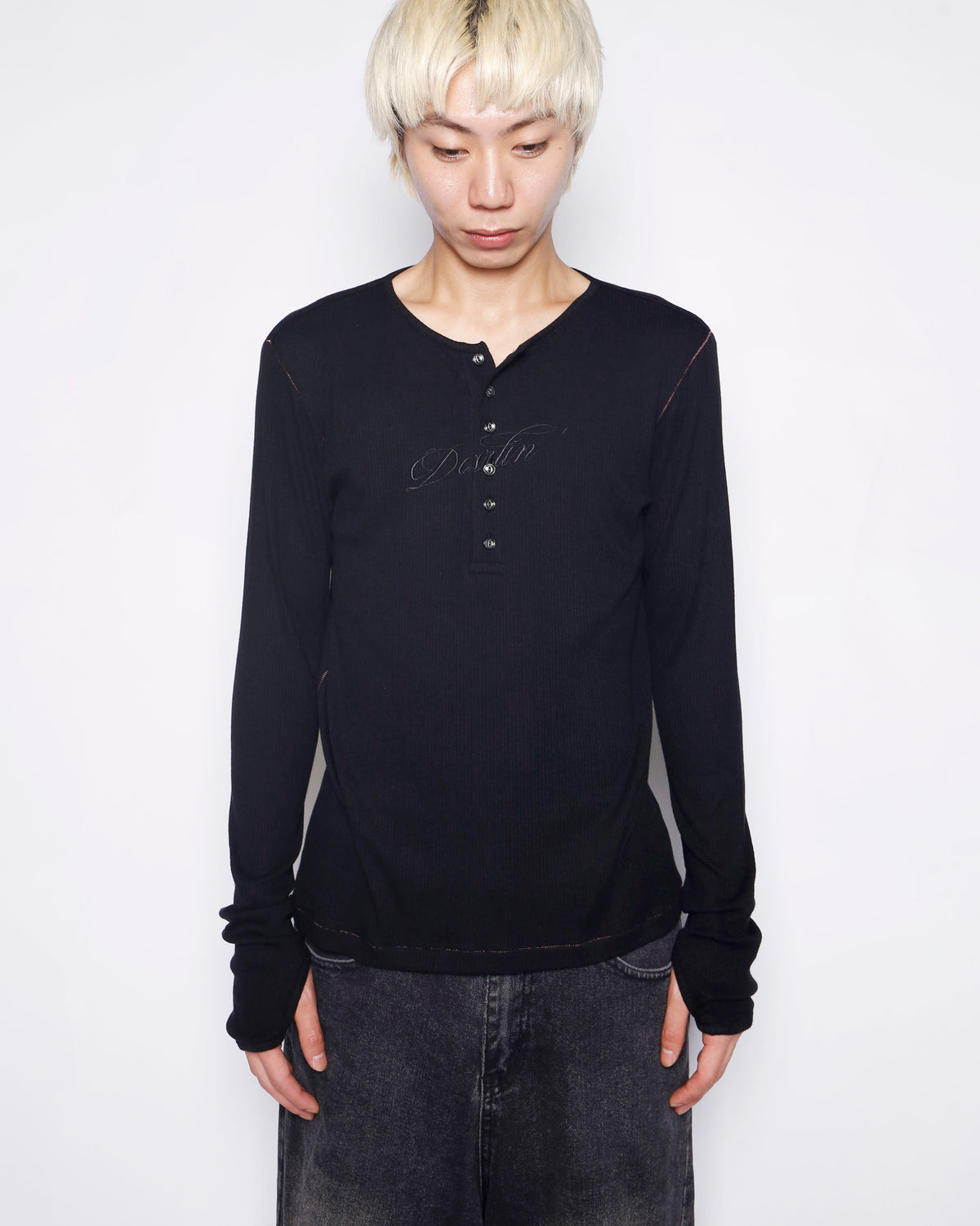 Go Go Darlin' - "DARLIN' BRODERIE HENRY NECK L/S"