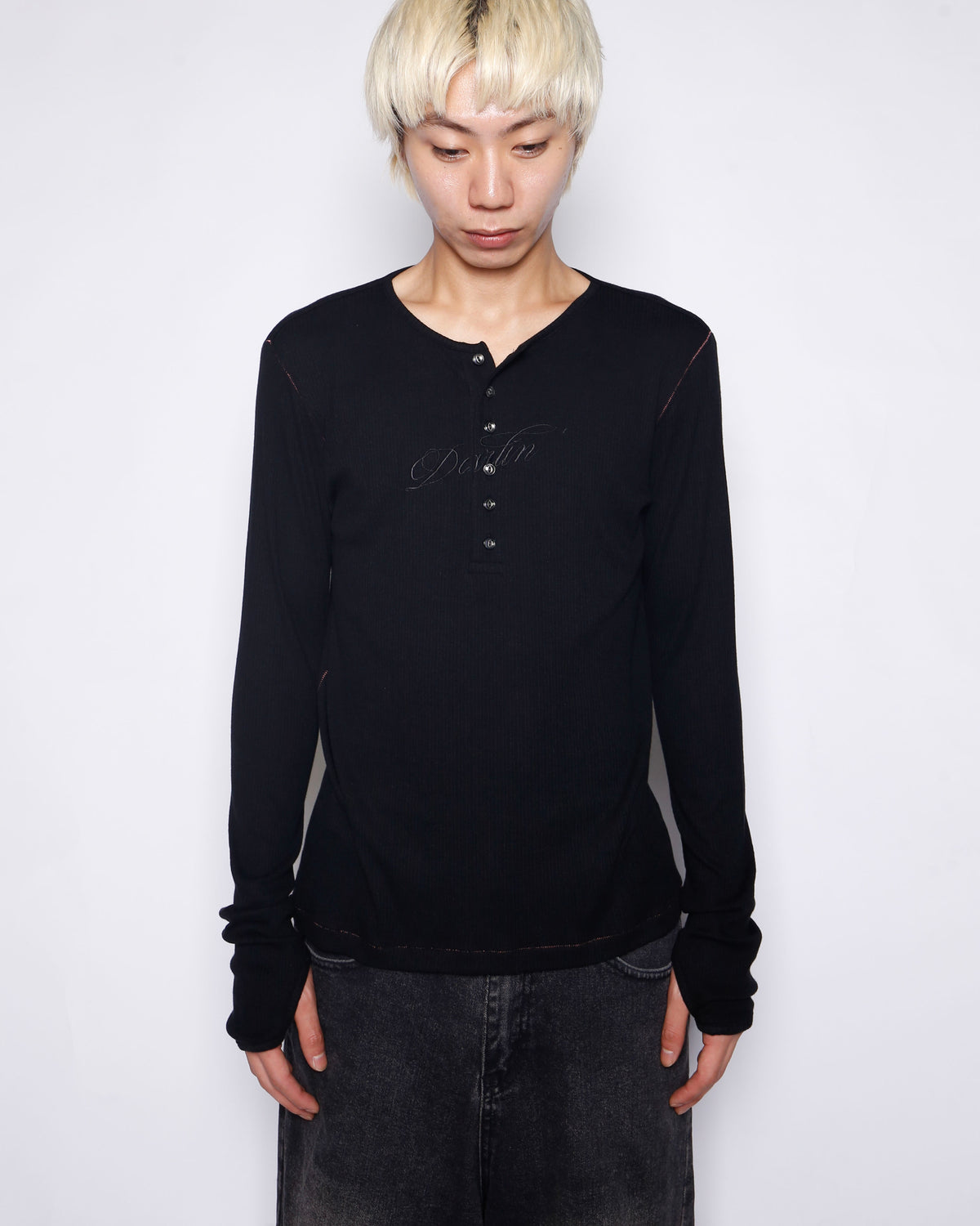 Go Go Darlin' - "DARLIN' BRODERIE HENRY NECK L/S"