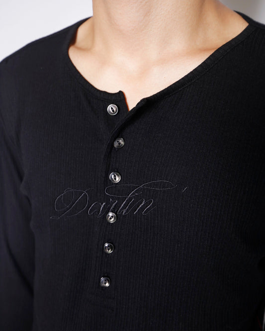 Go Go Darlin' - "DARLIN' BRODERIE HENRY NECK L/S"