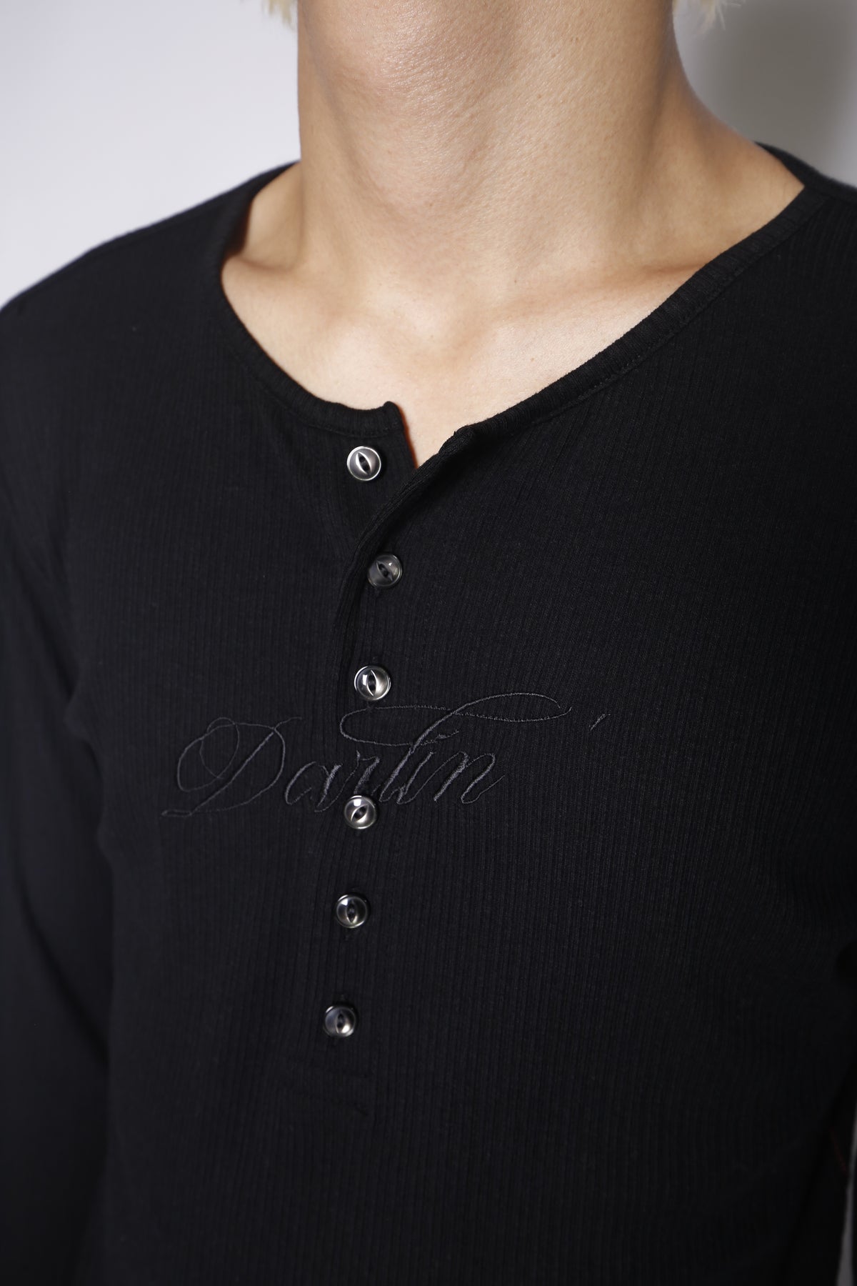 Go Go Darlin' - "DARLIN' BRODERIE HENRY NECK L/S"