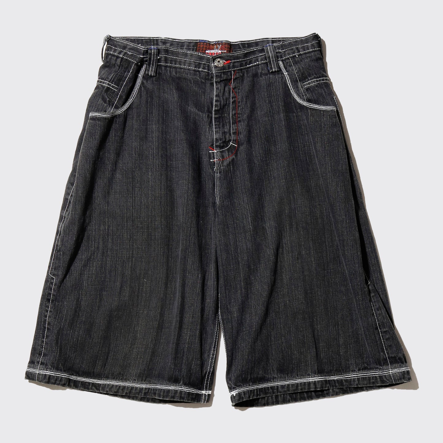 vintage resized tuck wide bermuda shorts