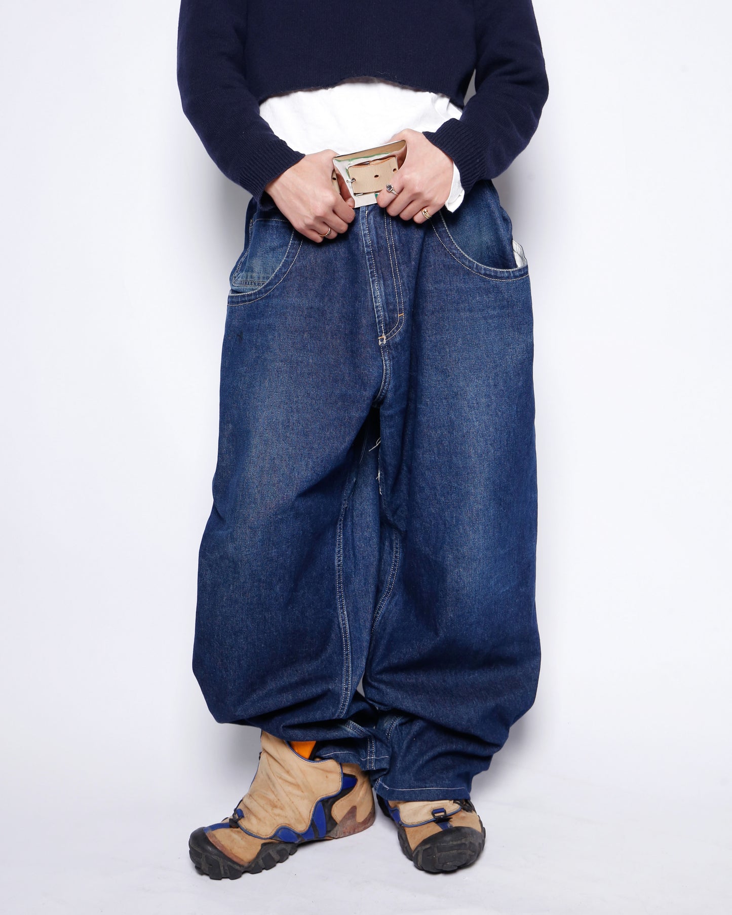 vintage 90's boom bap wide leg jeans