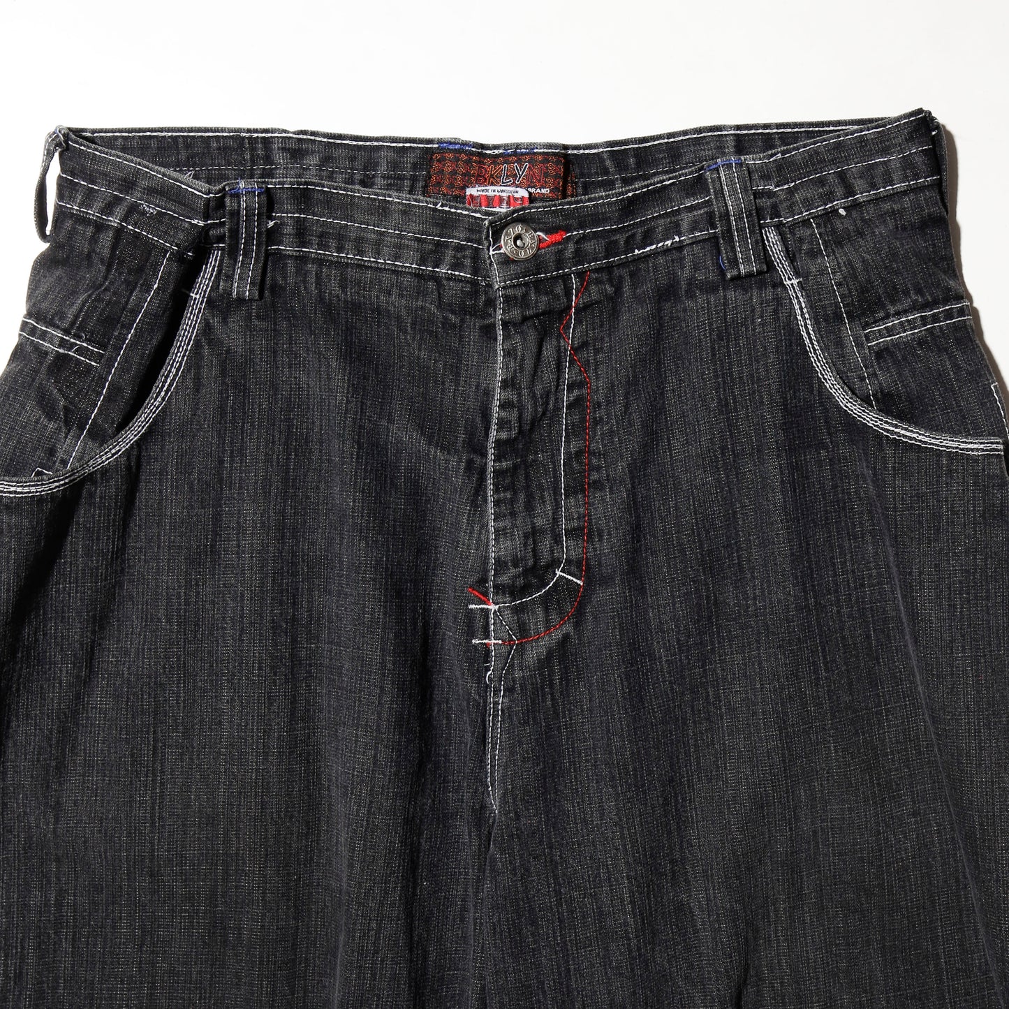 vintage resized tuck wide bermuda shorts