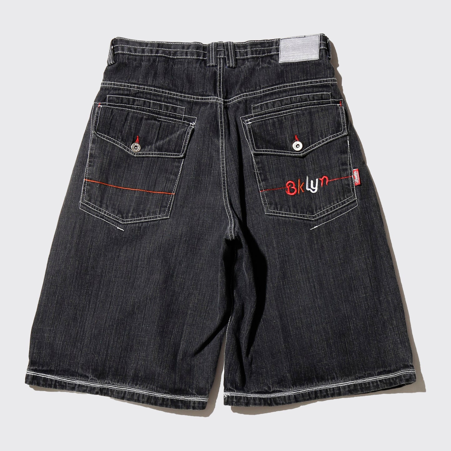 vintage resized tuck wide bermuda shorts