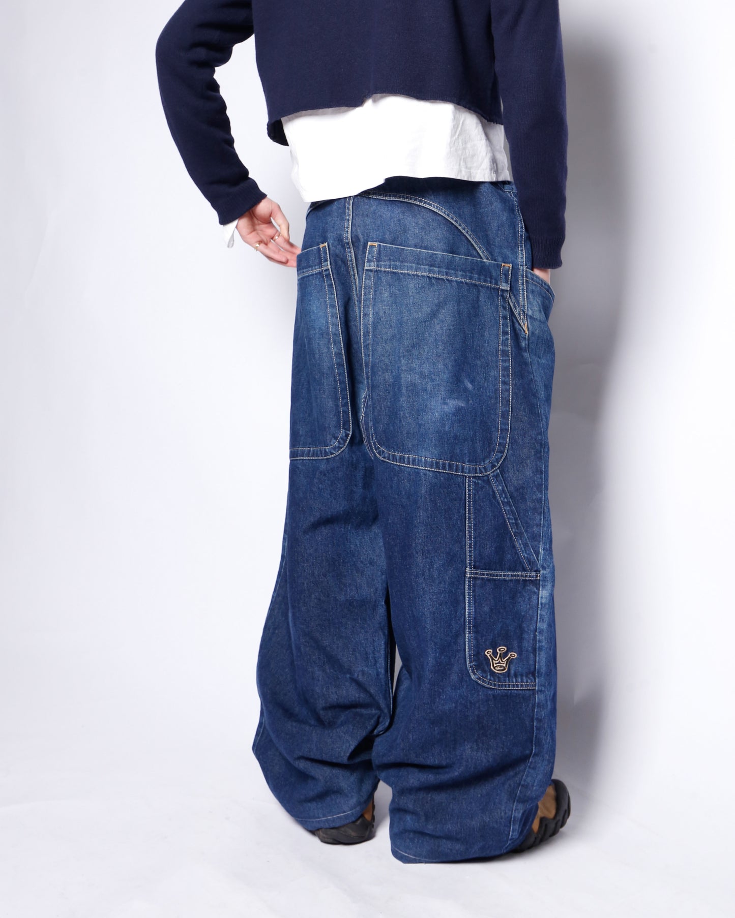 vintage 90's boom bap wide leg jeans