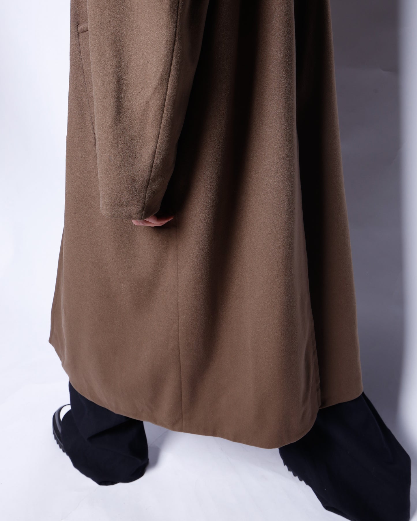 vintage hugo boss double breasted wool chesterfield coat