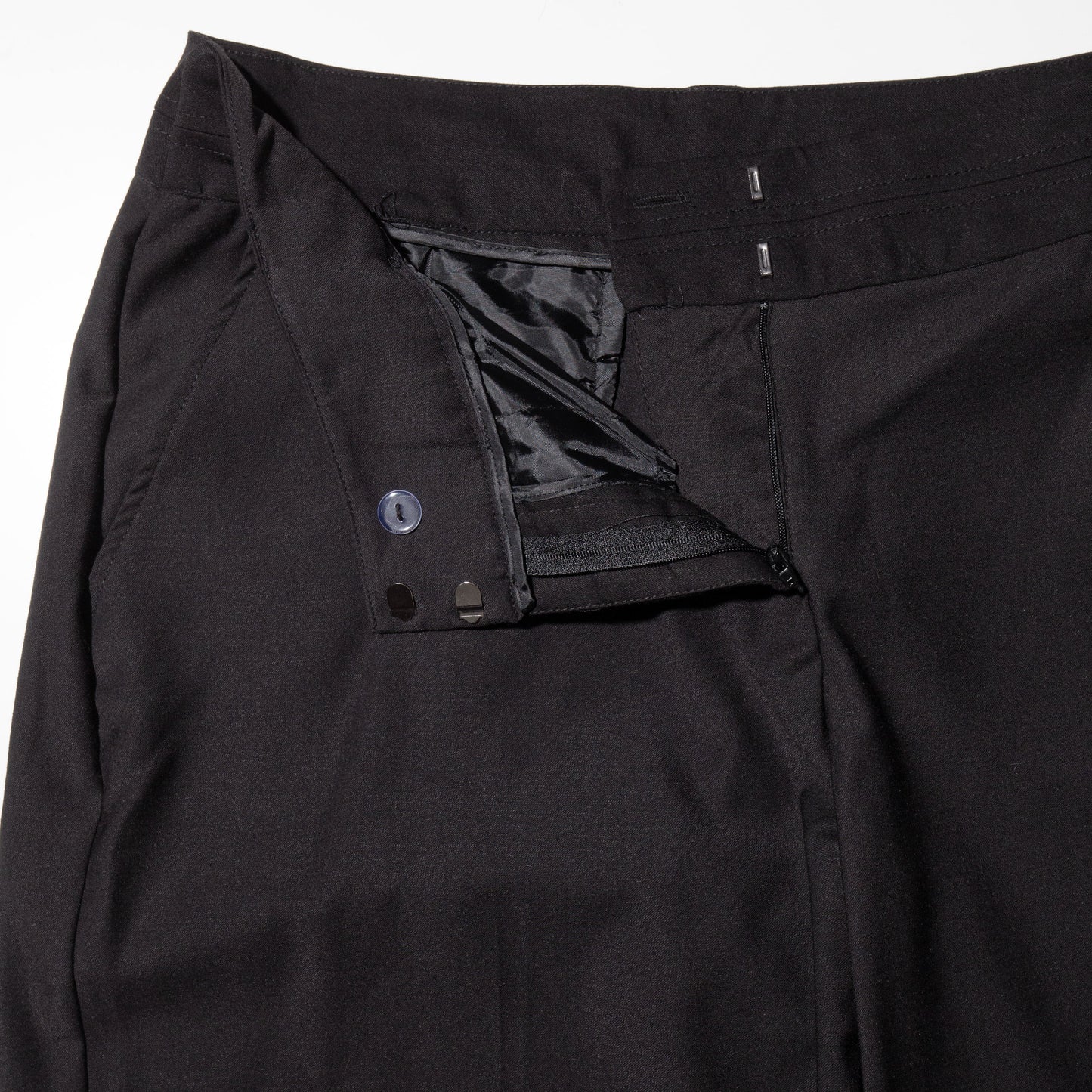 vintage low rise drape wide slacks