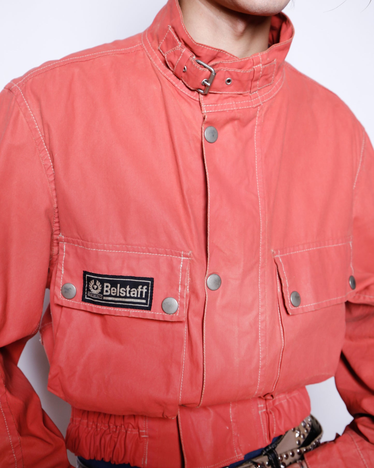 vintage belstuff ribbed ridding jacket *resized